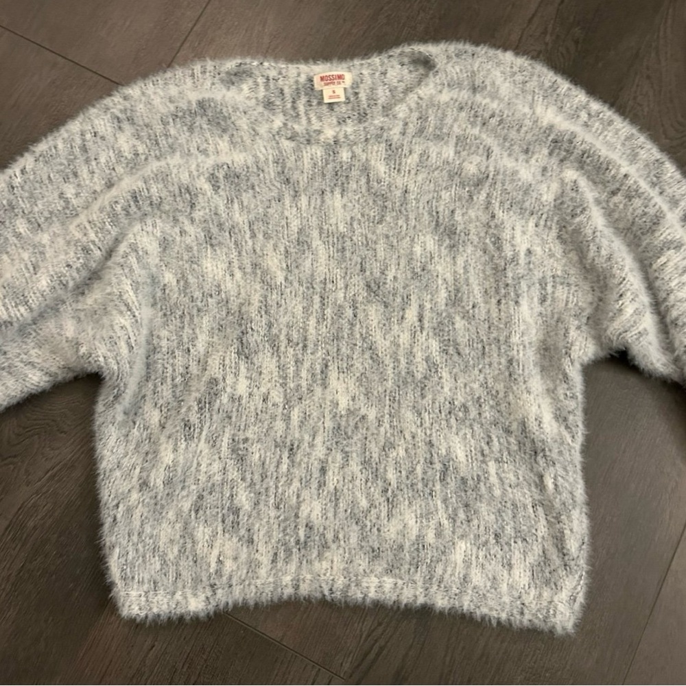 Mossimo Supply Co. Fuzzy Gray Sweater